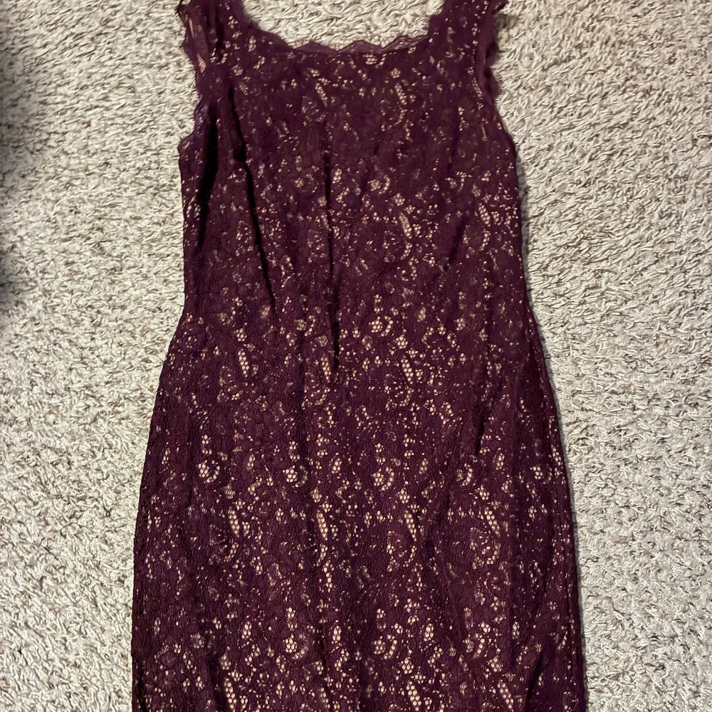 Adrianna Papell lace overlay dress, size 6